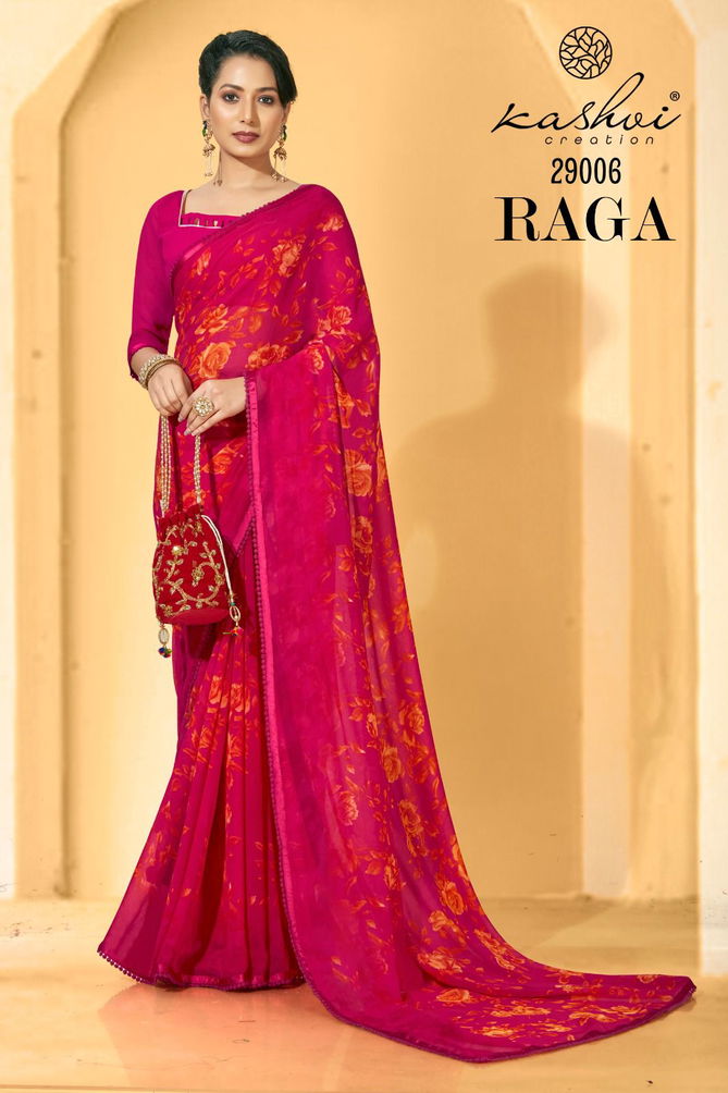 Kashvi Raga 29001-29008 Wholesale Daily Wear Sarees Catalog